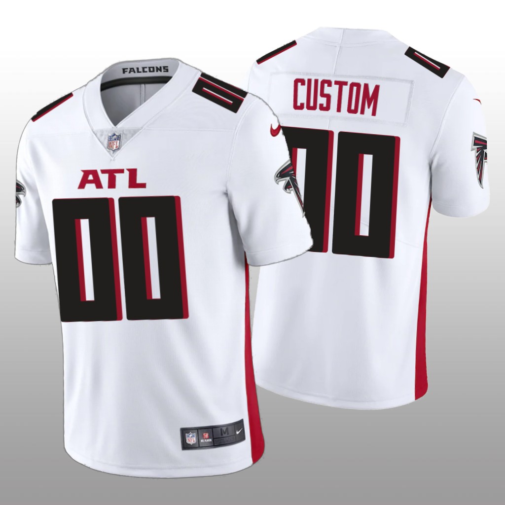 Men's Atlanta Falcons Customized New White Alternate Vapor Untouchable NFL Stitched Limited Jersey